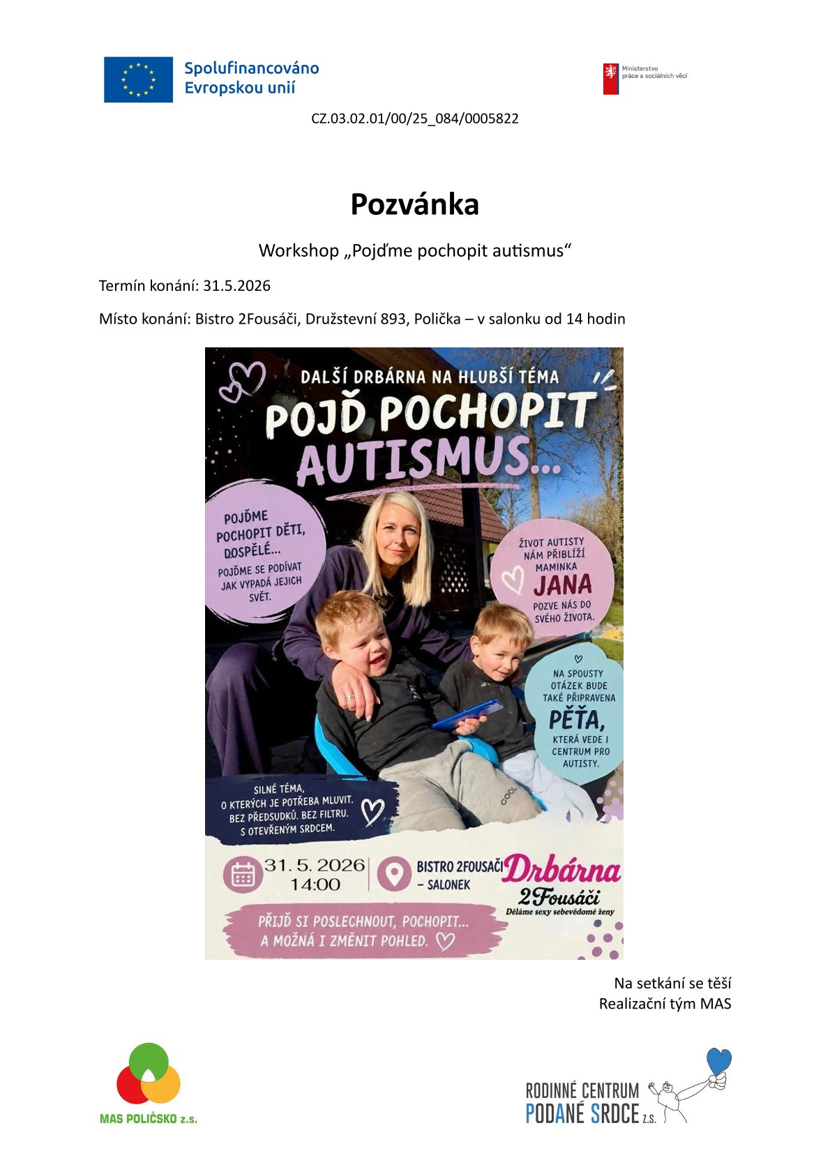 Povanka na wokrshop 31.5.2026