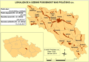 mapa uzemi mas